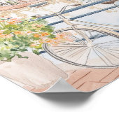 Amsterdam Niederlande Gouache Illustration Travel Poster (Ecke)