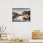 Amsterdam Niederlande Holland Dutch Souvenir Poster (Küche)