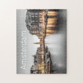Amsterdam Niederlande Holland Dutch Souvenir Puzzle (Vertikal)