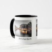 Amsterdam Niederlande Holland Dutch Souvenir Tasse (Vorderseite Links)
