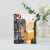 Amsterdam Niederlande Holland Postkarte (Stehend Vorderseite)