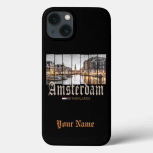 Amsterdam Niederlande Holland Vintage Souvenir Case-Mate iPhone Hülle