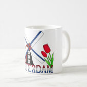 Amsterdam Niederlande Kaffeetasse (VorderseiteRechts)