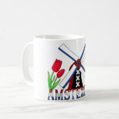 Amsterdam Niederlande Kaffeetasse (Vorderseite Links)