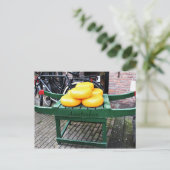 Amsterdam, Niederlande, Käse, Shop, Postkarte (Stehend Vorderseite)