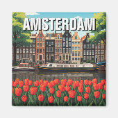 Amsterdam Niederlande Magnet (Vorne)