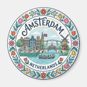 Amsterdam Niederlande Magnet