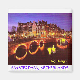 AMSTERDAM, NIEDERLANDE - maßgeschneidert Magnet
