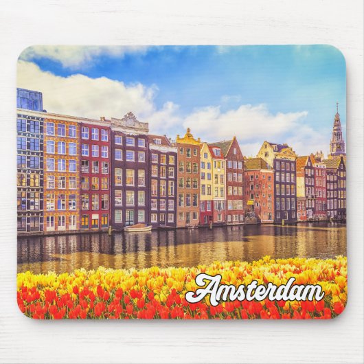 Amsterdam, Niederlande Mousepad (Vorne)