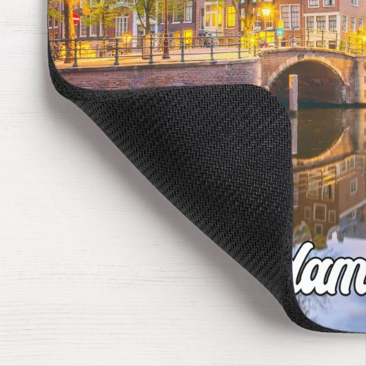 Amsterdam, Niederlande Mousepad (Ecke)