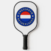 Amsterdam Niederlande Pickleball Schläger (Rückseite)