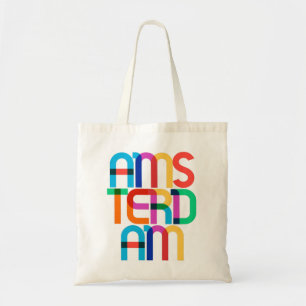Amsterdam Niederlande Pop-Art-Buchstaben Tragetasche