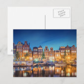 Amsterdam - Niederlande Postcard Postkarte (Vorne/Hinten)