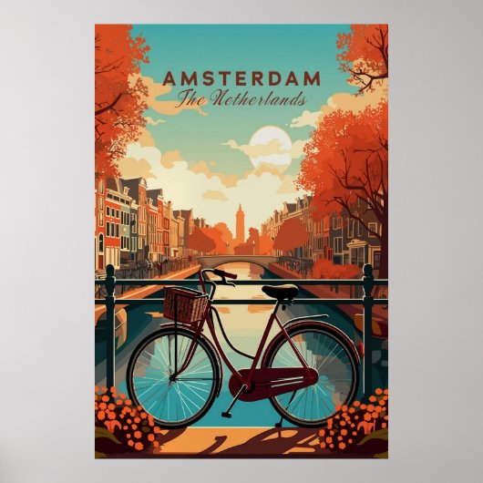 Amsterdam, Niederlande Poster (Vorne)