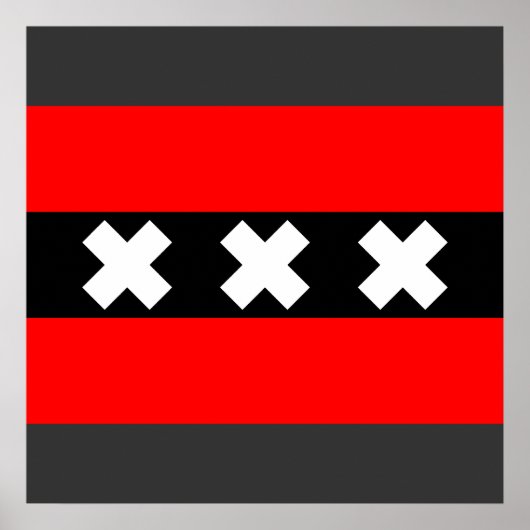 Amsterdam, Niederlande Poster (Vorne)