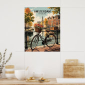 Amsterdam Niederlande Poster (Küche)