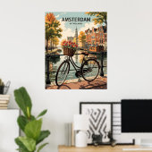 Amsterdam Niederlande Poster (Heimbüro)