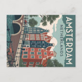 Amsterdam, NIEDERLANDE Postkarte (Vorderseite)