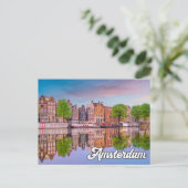 Amsterdam, Niederlande Postkarte (Stehend Vorderseite)