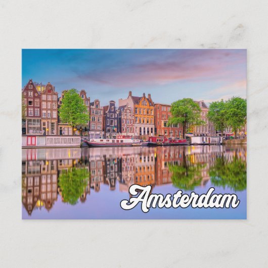 Amsterdam, Niederlande Postkarte (Vorderseite)
