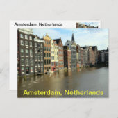 Amsterdam, Niederlande Postkarte (Vorne/Hinten)