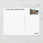 Amsterdam, Niederlande Postkarte (Rückseite)