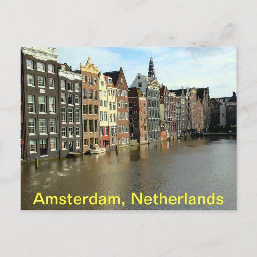 Amsterdam, Niederlande Postkarte (Vorderseite)