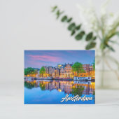 Amsterdam, Niederlande Postkarte (Stehend Vorderseite)