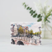 Amsterdam, Niederlande Postkarte (Stehend Vorderseite)