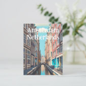 Amsterdam Niederlande Postkarte (Stehend Vorderseite)