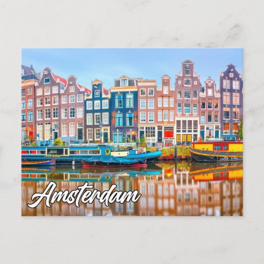 Amsterdam, Niederlande Postkarte (Vorderseite)