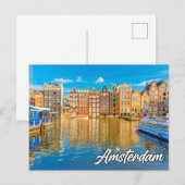 Amsterdam, Niederlande Postkarte (Vorne/Hinten)