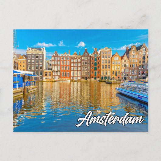 Amsterdam, Niederlande Postkarte (Vorderseite)