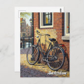 Amsterdam Niederlande Postkarte (Vorne/Hinten)