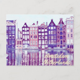 Amsterdam Niederlande Postkarte