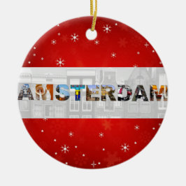 Amsterdam Niederlande Reisen Fotos Weihnachten Keramik Ornament