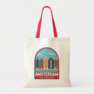 Amsterdam Niederlande Reisen Vintag Tragetasche