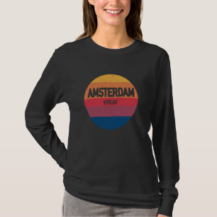 Amsterdam Niederlande Retro Sunset Souvenir T-Shirt