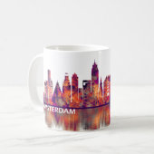 Amsterdam Niederlande Skyline Kaffeetasse (Vorderseite Links)