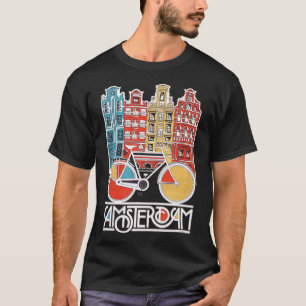 Amsterdam Niederlande Souvenir Bicycle T-Shirt