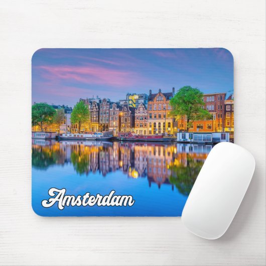 Amsterdam, Niederlande, Sundown Mousepad (Mit Mouse)