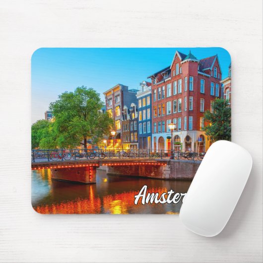 Amsterdam, Niederlande, Sundown Mousepad (Mit Mouse)