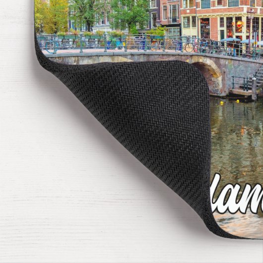 Amsterdam, Niederlande, Sundown Mousepad (Ecke)