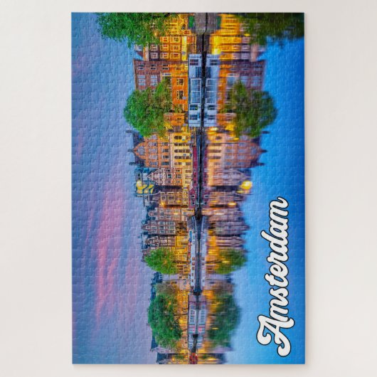 Amsterdam, Niederlande, Sundown Puzzle (Vertikal)