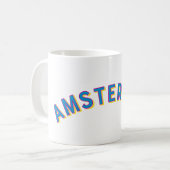 Amsterdam, Niederlande Vintag Arch Kaffeetasse (Vorderseite Links)