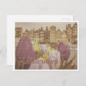 AMSTERDAM NIEDERLANDE VINTAG POSTKARTE (Vorne/Hinten)