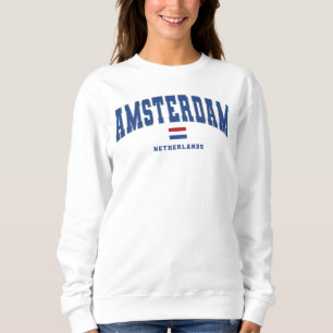 Amsterdam Niederlande Vintage Uni Style Sweatshirt