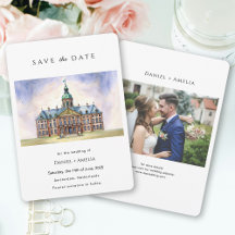 Amsterdam Niederlande Wasserfarbe Zielort