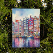Amsterdam Niederlande Watercolor Einladung