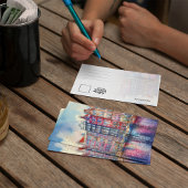 Amsterdam Niederlande Watercolor Einladung